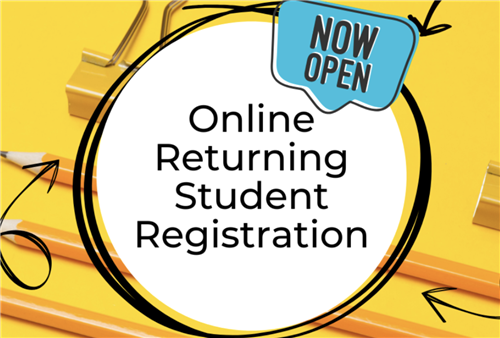 online registration is now open